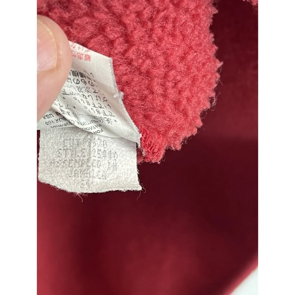 VTG 90s Patagonia Synchilla Snap T Fleece Red And Purple Size Large - Picture 3 of 6